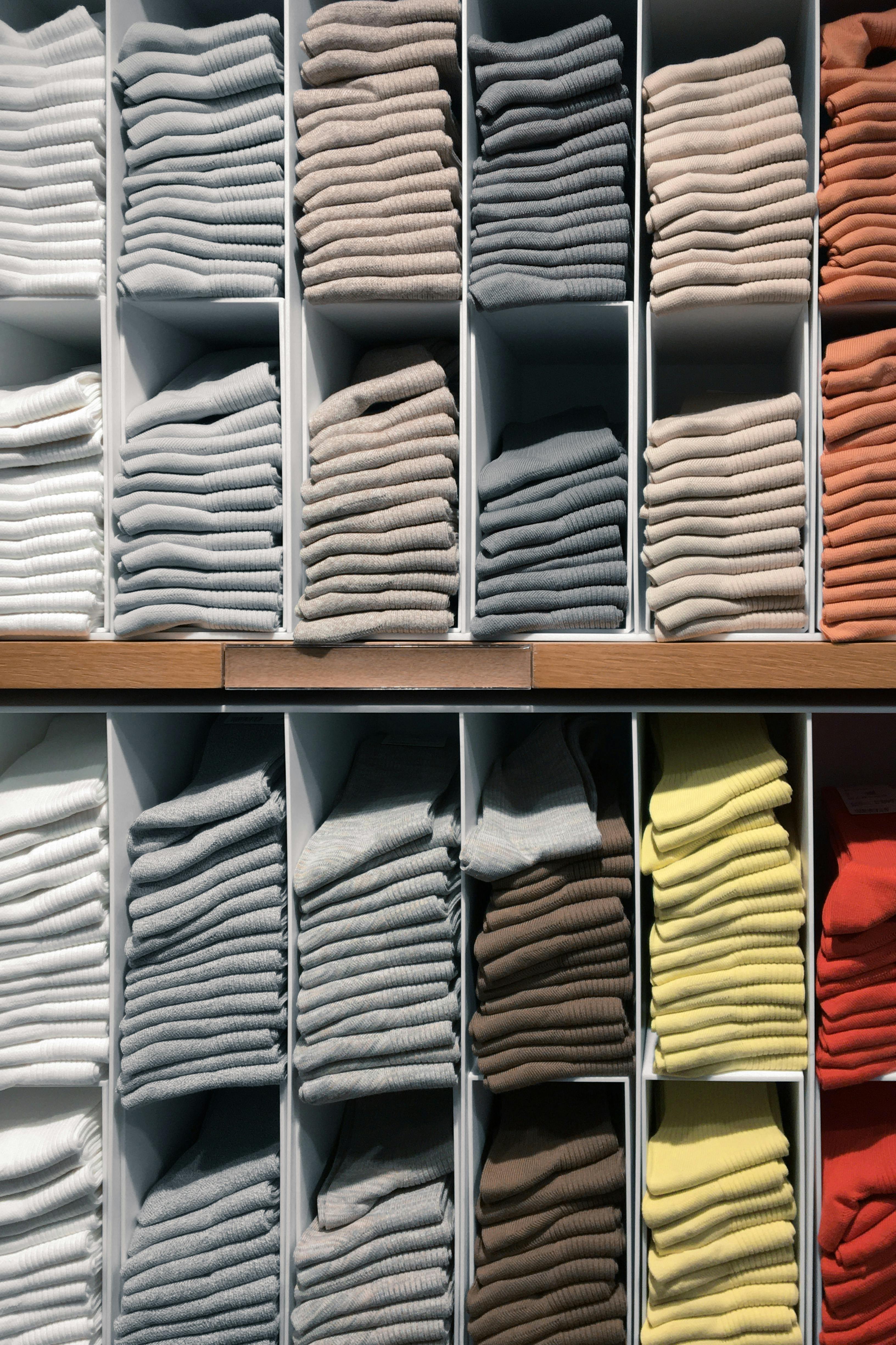 Clean folded hand towels for linen care service